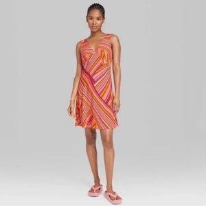 🔥Wild Fable Pink Stripe Dress